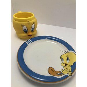 Vintage Gibson Looney Toons Tweety Bird Set